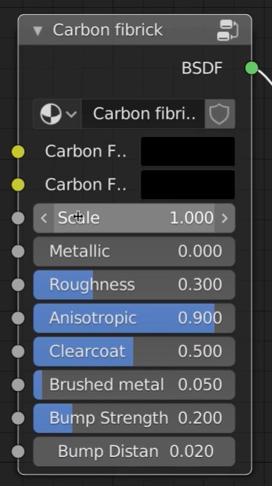 Procedural carbon fiber shader preview image 3